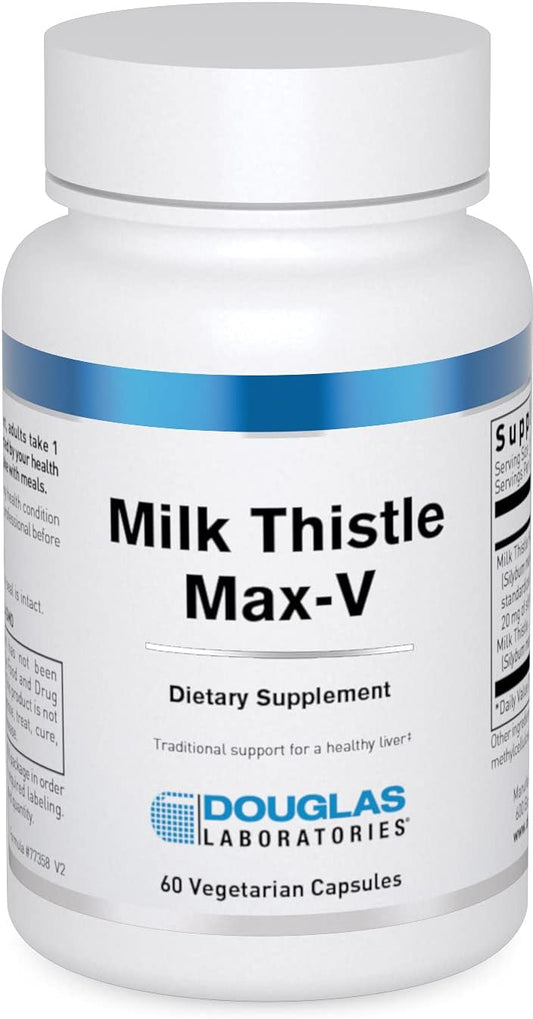 Douglas Laboratories Milk Thistle Max-V Capsules - Liver Support Herbal Extract - 60 Count
