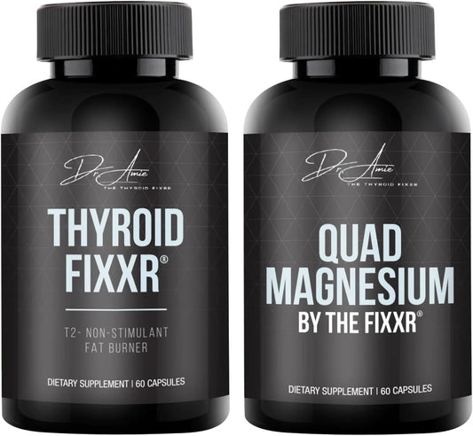 Dr. Amie Thyroid Support and Quad Magnesium Supplement Bundle