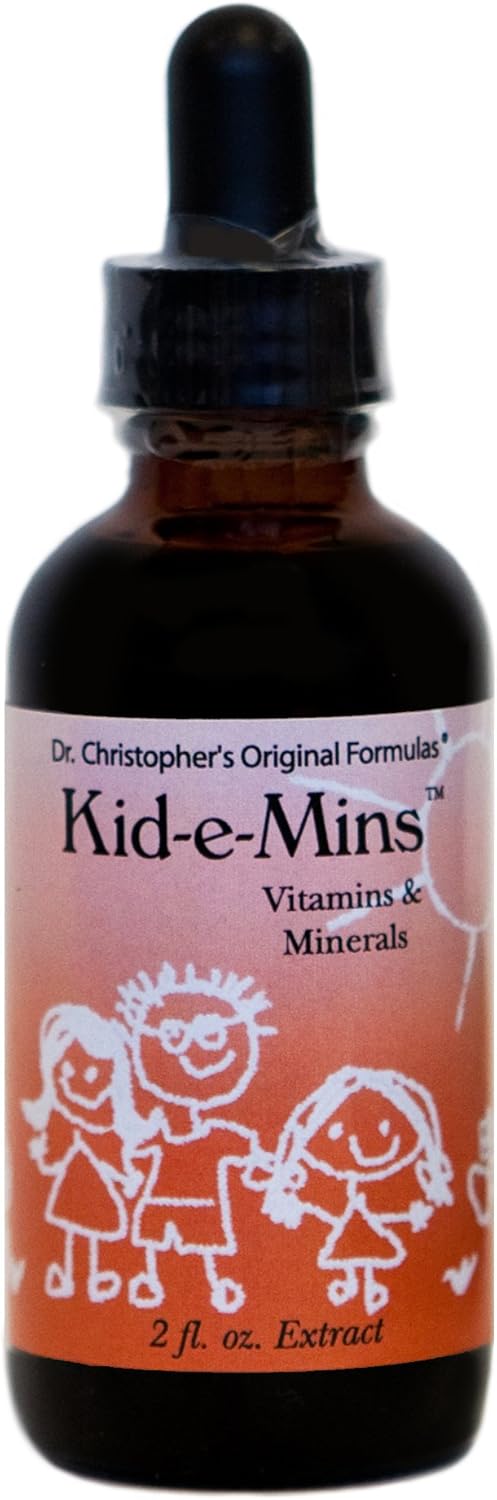 Dr. Christopher Kid-e-Mins Vitamin and Minerals Liquid Supplement 2 oz - Original Formula
