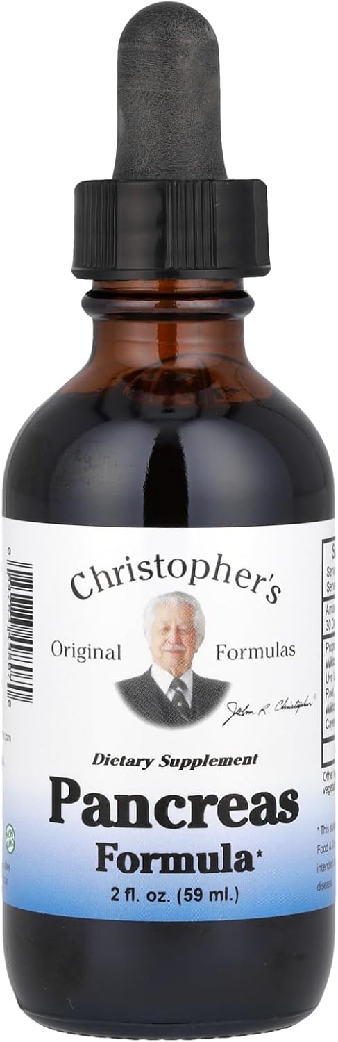 Dr. Christopher's 2 oz Liquid Pancreas Support Formula for Digestive Health
