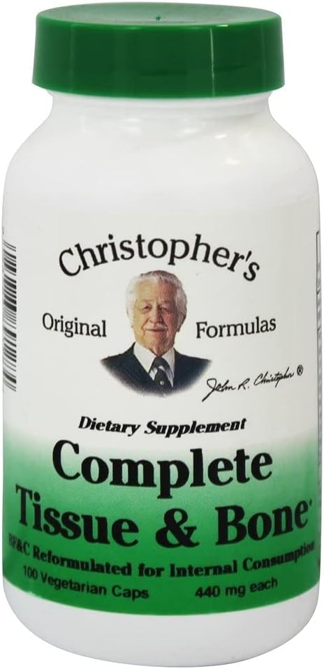 Dr. Christopher's Complete Tissue and Bone Formula - 100 VCaps, 440 MG - Herbal Supplement