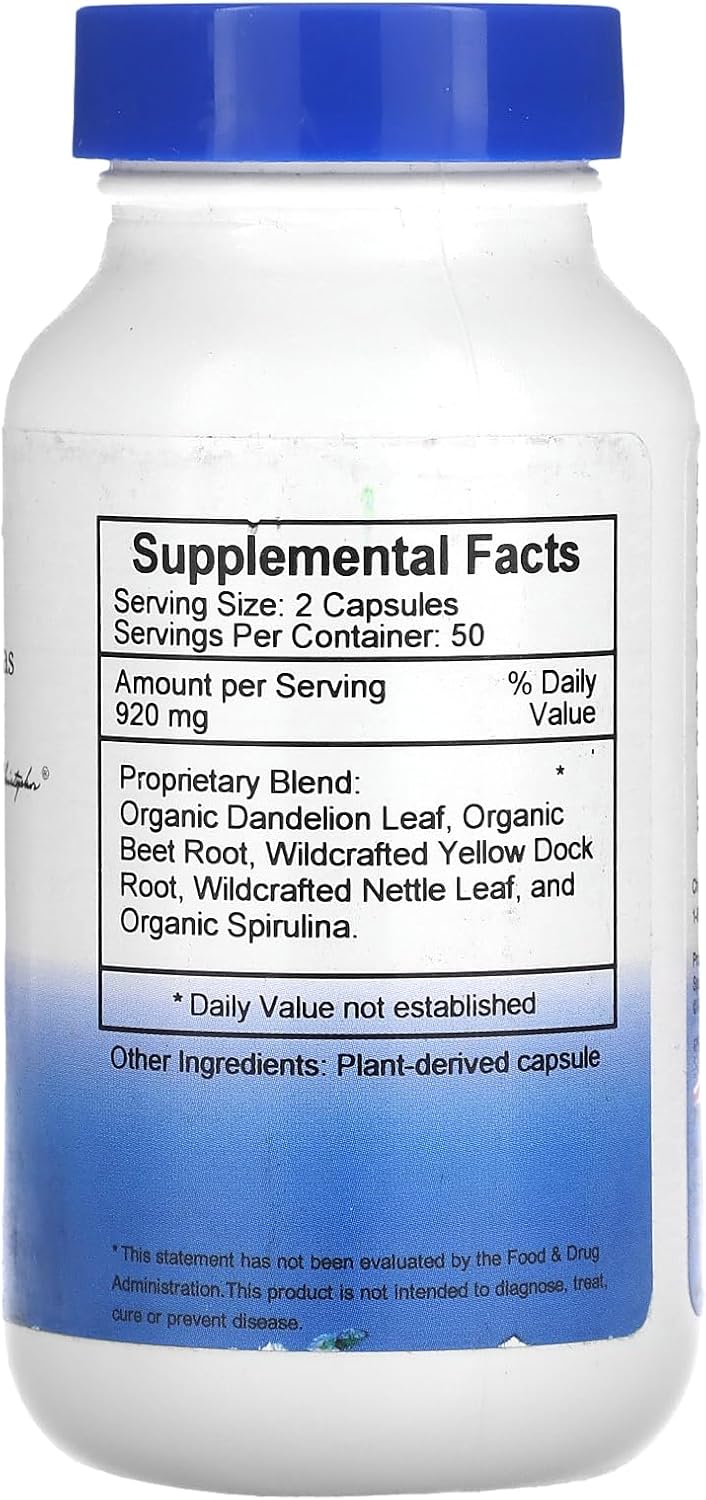 Dr. Christopher's Herbal Iron Formula: Family Formulations - 100 Capsules