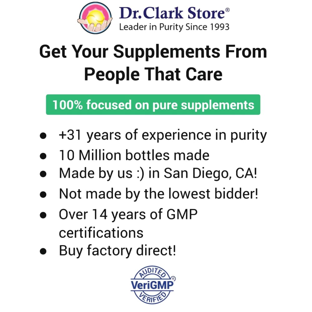 Dr. Clark Store 100% Pure Oregano Oil - 10cc, Natural Antioxidant for Immune Support