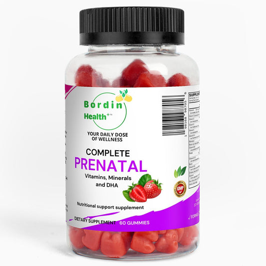 Dr. Contarin's Bordin Health Prenatal Gummies with Folic Acid, Iron, Minerals, and DHA