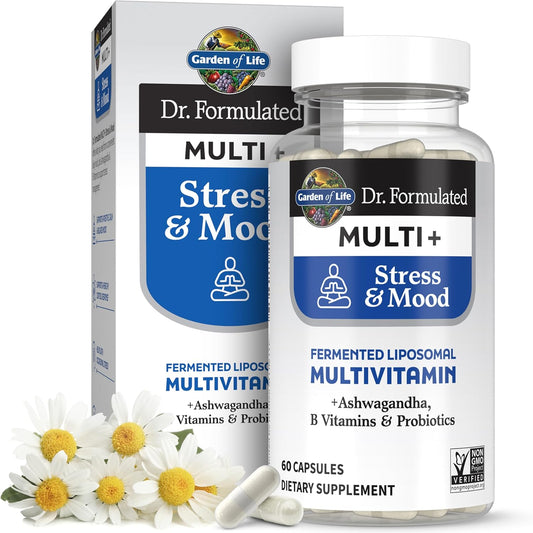 Dr. Formulated Multi+ Stress & Mood Liposomal Multivitamin with Ashwagandha - 60 Capsules