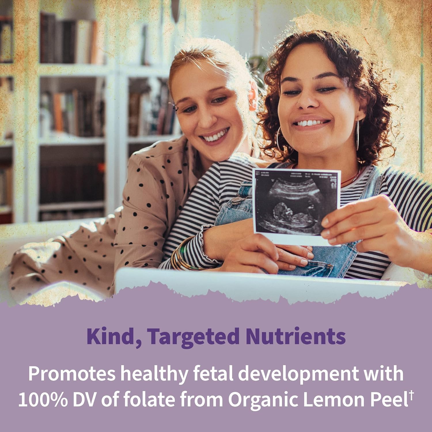 Dr. Formulated Prenatal Vitamin with Folate for Energy & Fetal Development + Probiotics for Gut Health - Garden of Life Organics