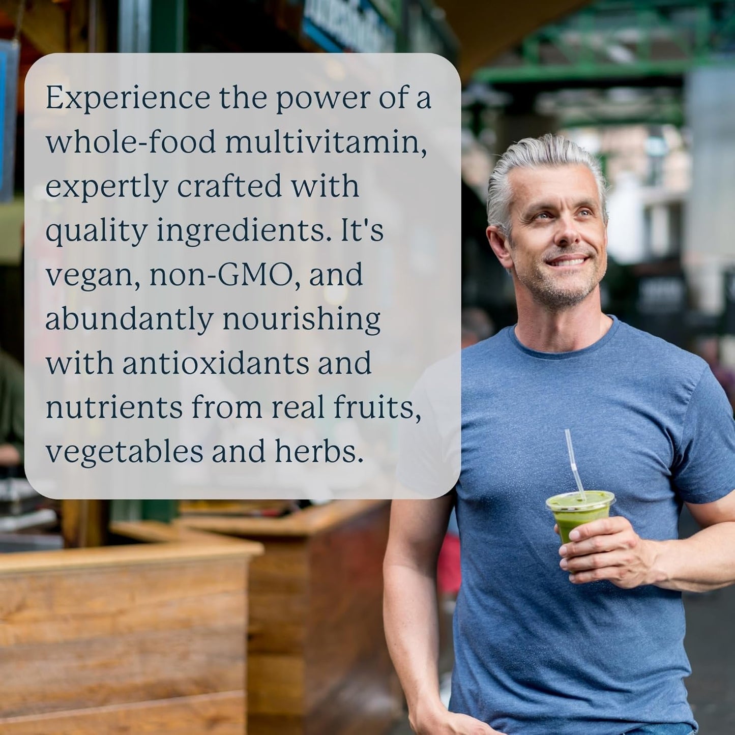 Dr. Fuhrman Men's Daily Whole Food Multivitamin - 120 Capsules, Vegan Formula for Men 50+ for Health & Vitality