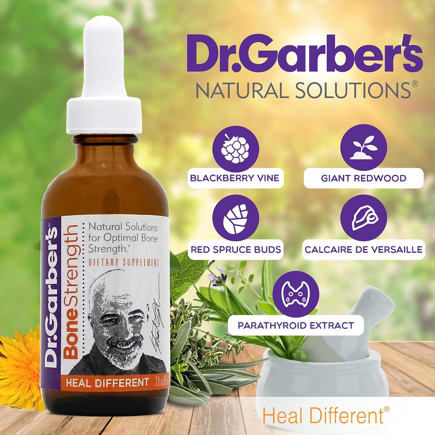 Dr. Garber's Bone Strength Liquid Supplement - 2 fl oz Bottle