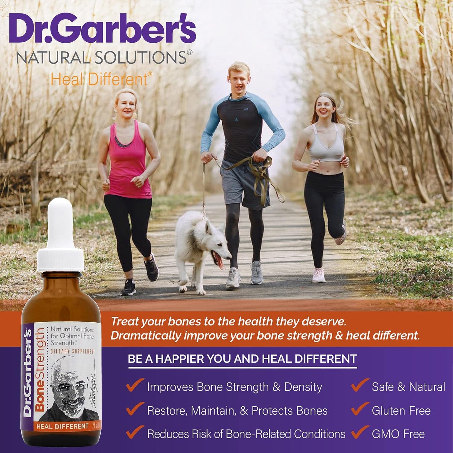Dr. Garber's Bone Strength Liquid Supplement - 2 fl oz Bottle