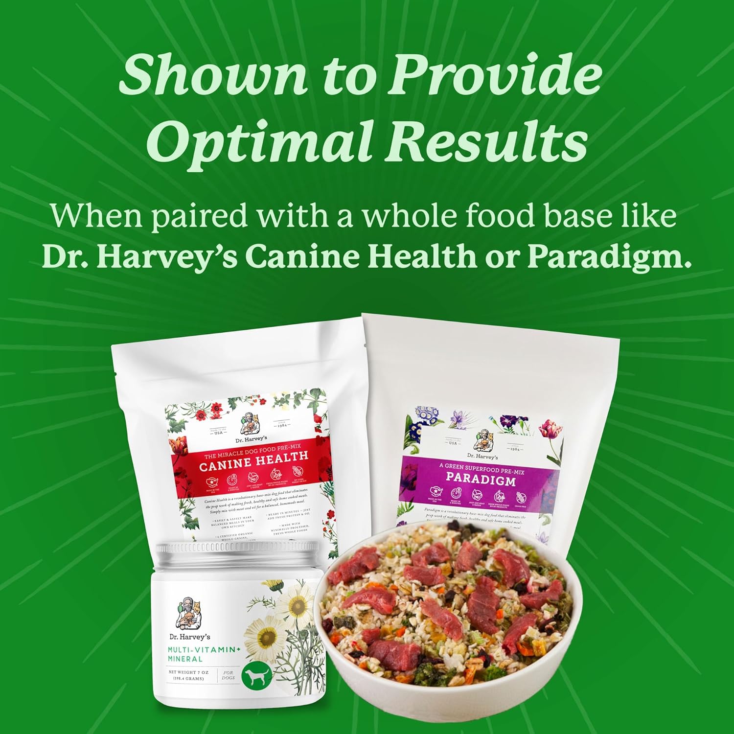 Dr. Harvey's Herbal Dog Multi-Vitamin and Mineral Supplement - 7 Ounces