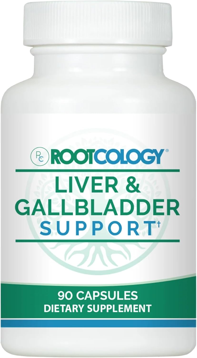 Dr. Izabella Wentz Rootcology Liver & Gallbladder Support 90 Capsules with Milk Thistle, Artichoke, and Beet