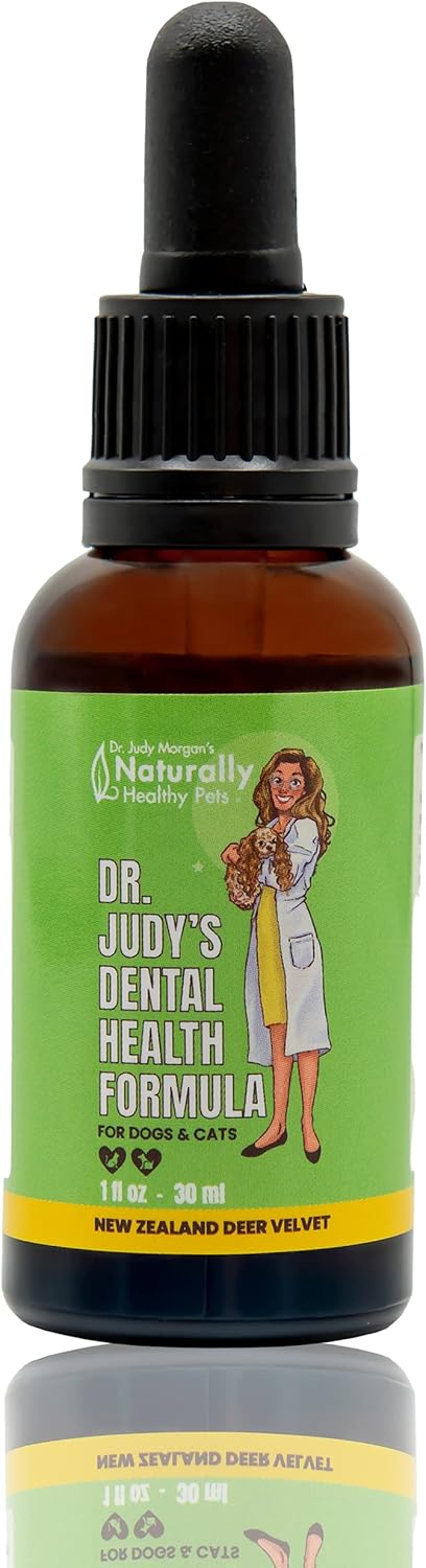 Dr. Judy Morgan's Dental Health Formula for Dogs & Cats - Natural Pet Care Supplement