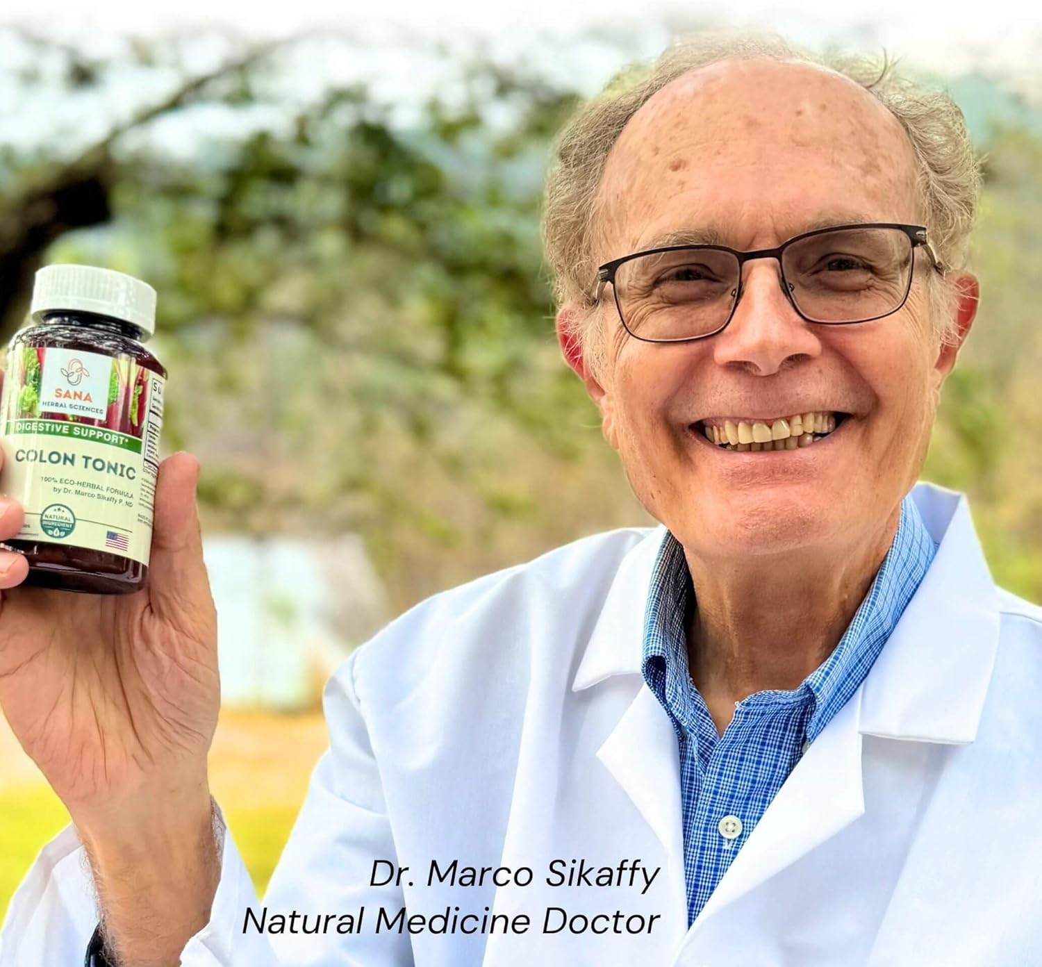 Dr. Marco Sikaffy's Sana Herbal Sciences 15-Day Detox for Artery Health & Digestive Support - Organic Colon Cleanse & Plaque Removal for Men & Women