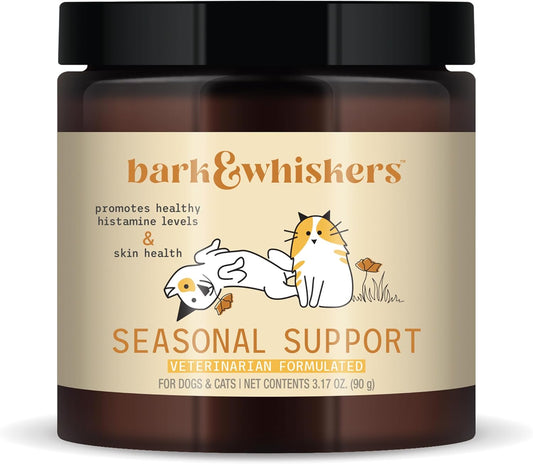 Dr. Mercola Bark & Whiskers Seasonal Support Supplement 3.17 Oz - 90 Scoops - Antioxidant & Immune Boost
