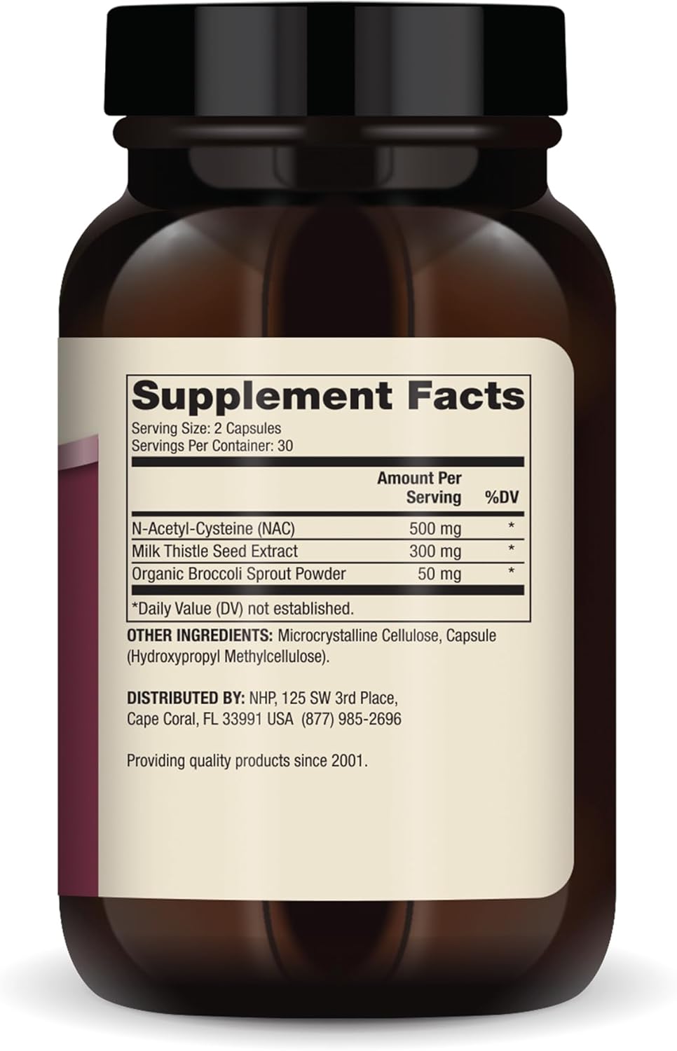 Dr. Mercola NAC with Milk Thistle - 30 Servings (60 Capsules) - 500mg N-Acetyl-Cysteine - Supports Detox - Non-GMO