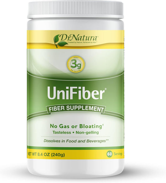 Dr. Natura Unifiber Natural Fiber Supplement 8.4 oz - Support Digestive Health with Dr. Natura's Unifiber Fiber Supplement