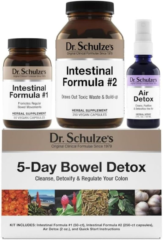 Dr. Schulze's 5-Day Herbal Colon Cleanse for Improved Digestion and Healthy Bowel Movements