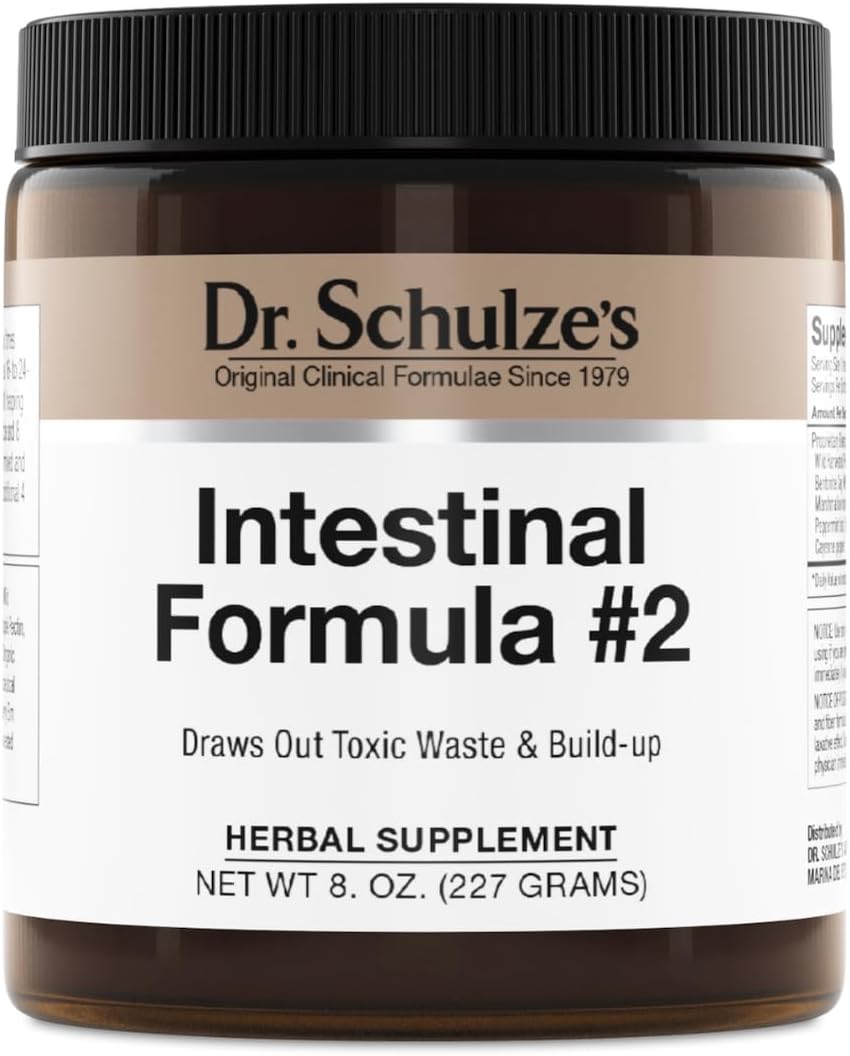Dr. Schulze's Intestinal Formula #2 Herbal Colon Cleanse 8 Oz. Jar