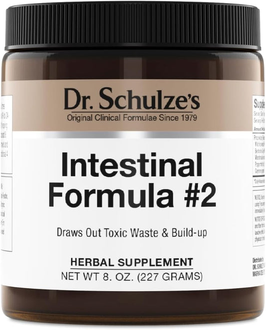 Dr. Schulze's Intestinal Formula #2 Herbal Colon Cleanse 8 Oz. Jar
