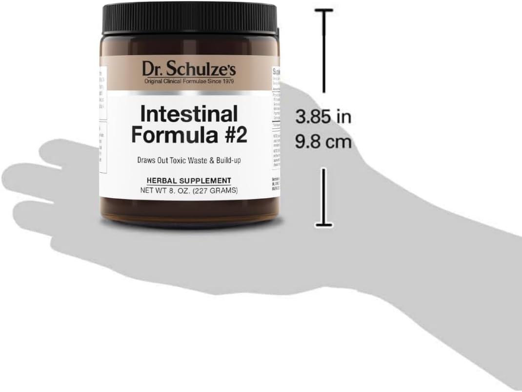 Dr. Schulze's Intestinal Formula #2 Herbal Colon Cleanse 8 Oz. Jar