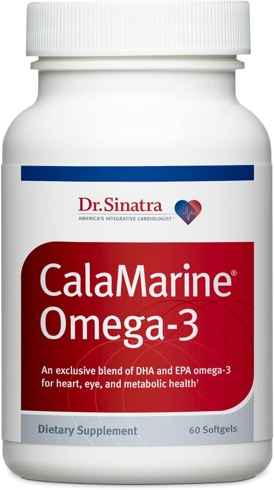 Dr. Sinatra Omega-3 Supplement for Brain, Heart, and Eye Health - 60 Softgels