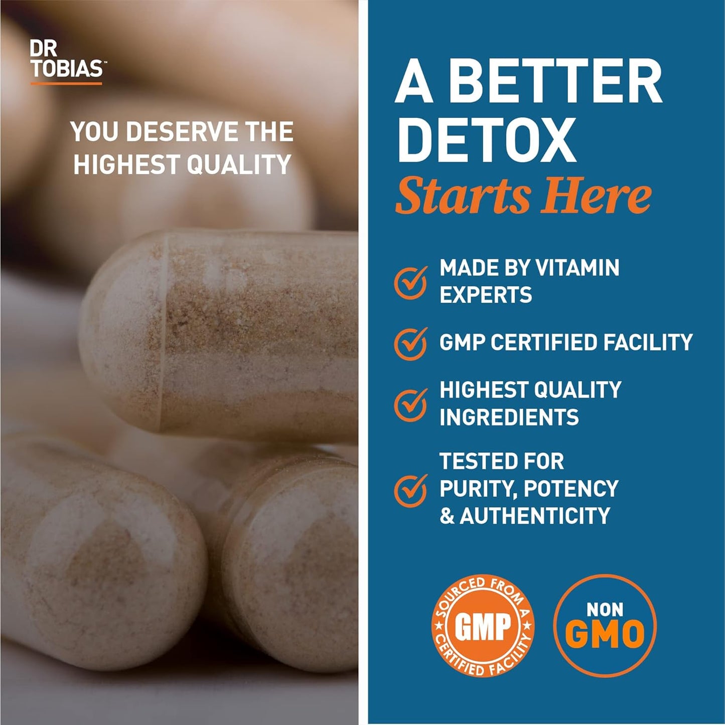 Dr. Tobias Adult Multivitamin with Oregano, Caprylic Acid, and Probiotics for Energy, Immune, and Intestinal Health