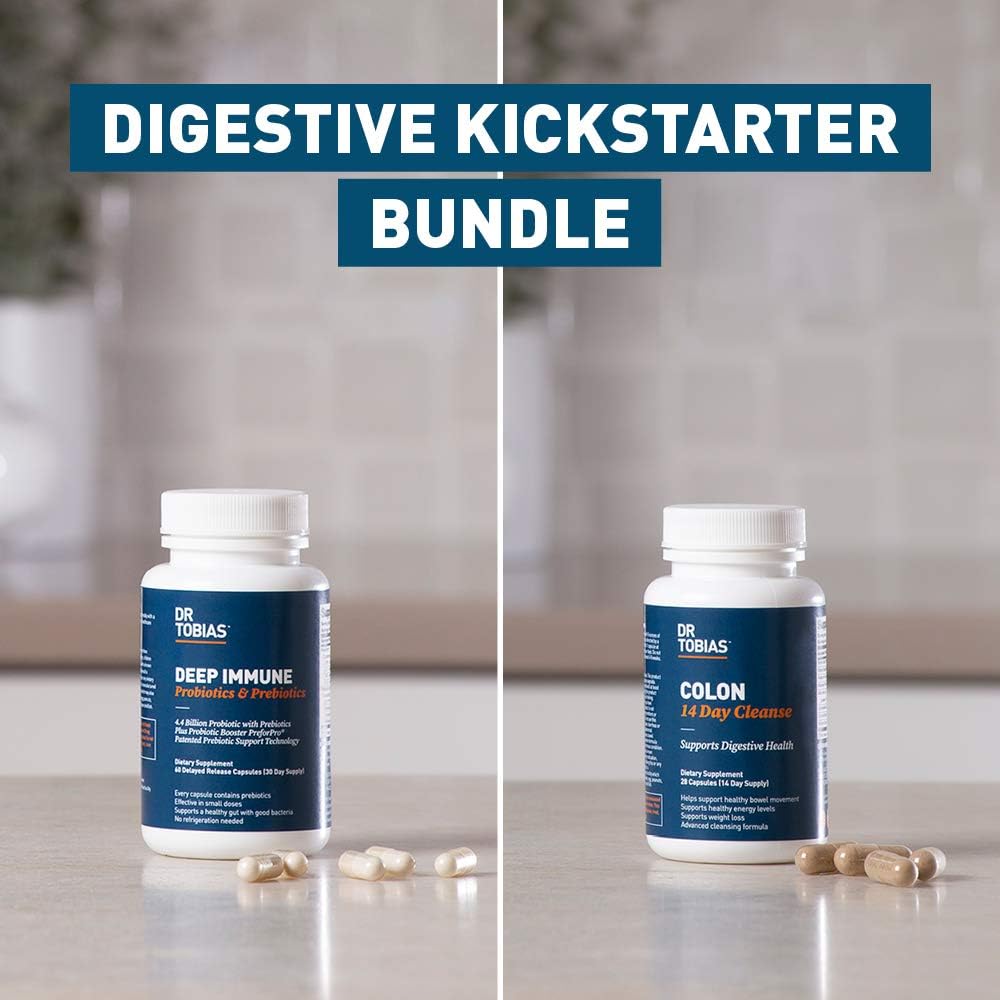 Dr. Tobias Digestive Health Bundle: 14 Day Colon Cleanse + Immune Probiotics & Prebiotics
