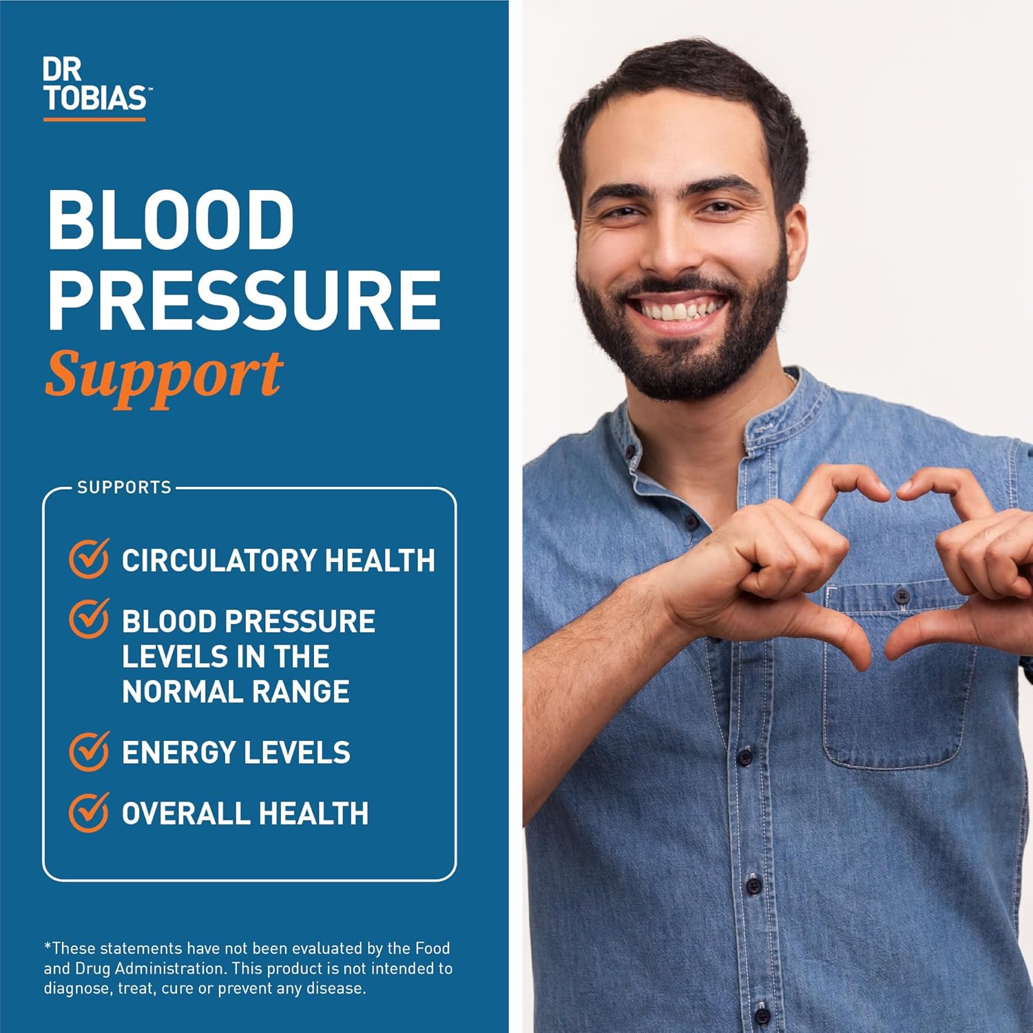 Dr. Tobias Immune Probiotics & Prebiotics with Hibiscus Flower for Digestive Health and Blood Pressure Support