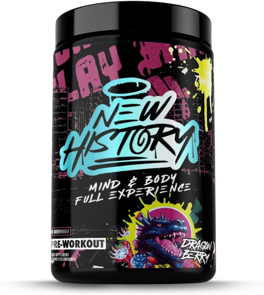 Dragon Berry Pre-Workout Supplement for Enhanced Physical and Mental Performance - 25 Servings