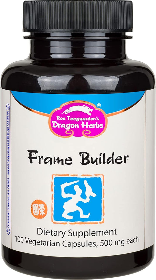 Dragon Herbs Frame Builder Capsules - 100 Capsules, 500mg - Herbal Supplement for Strengthening Bones and Joints