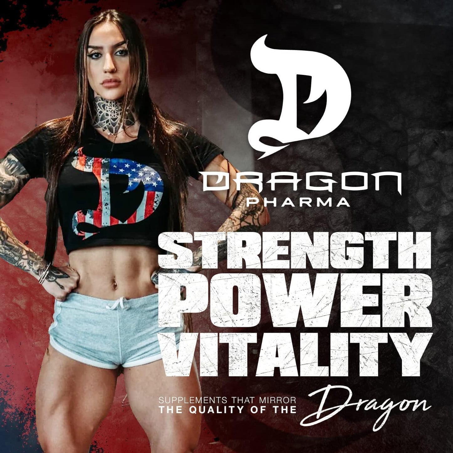 Dragon Pharma ATP Force Enhanced Creatine System - Stimulant-Free Formula for Lean Muscle Mass & Recovery - 5g CreaPure - Enhanced Blood Flow - Mango Coconut Flavor - 30 Servings