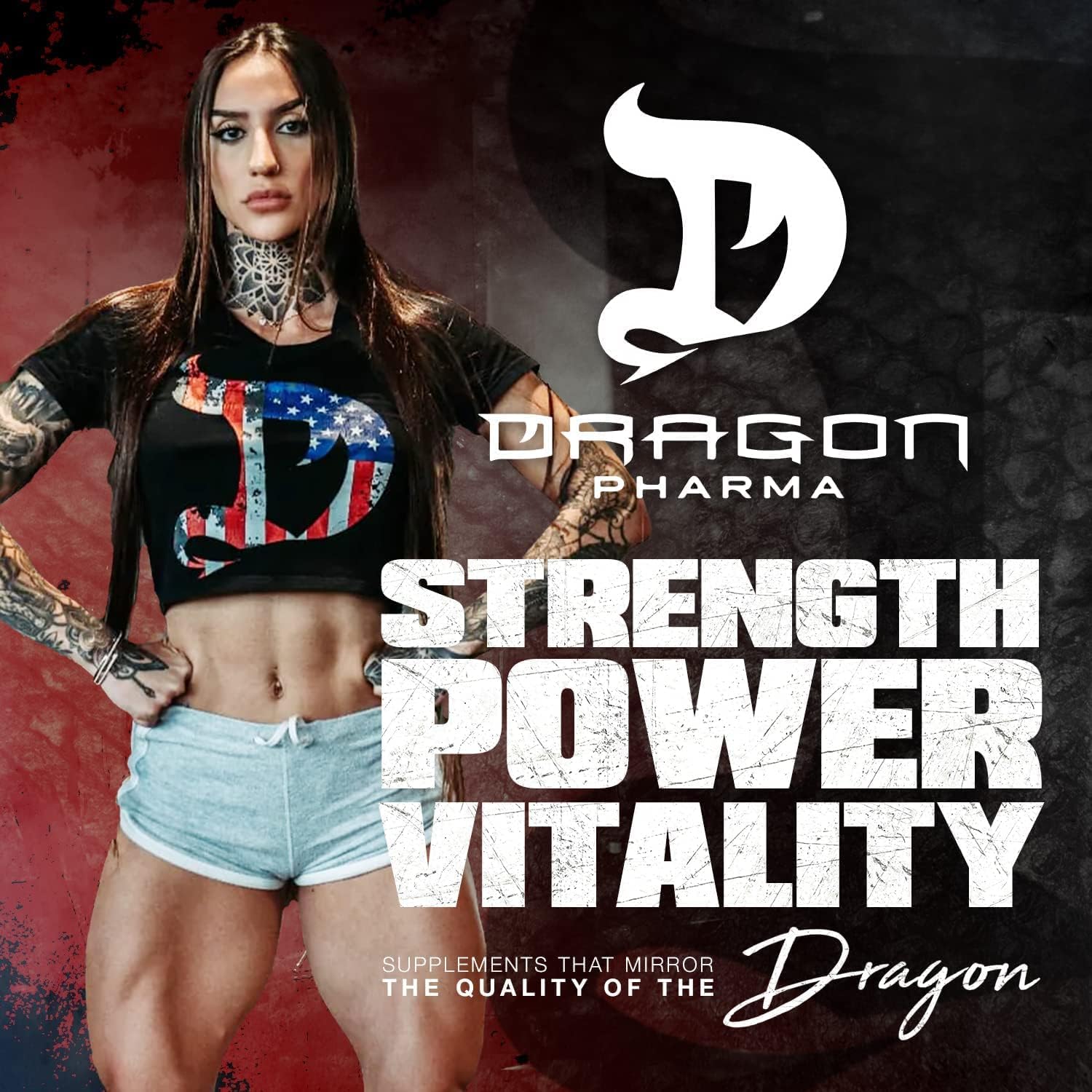 Dragon Pharma ATP Force Enhanced Creatine System - Stimulant-Free Formula for Lean Muscle Mass & Recovery - 5g CreaPure - Enhanced Blood Flow - Mango Coconut Flavor - 30 Servings