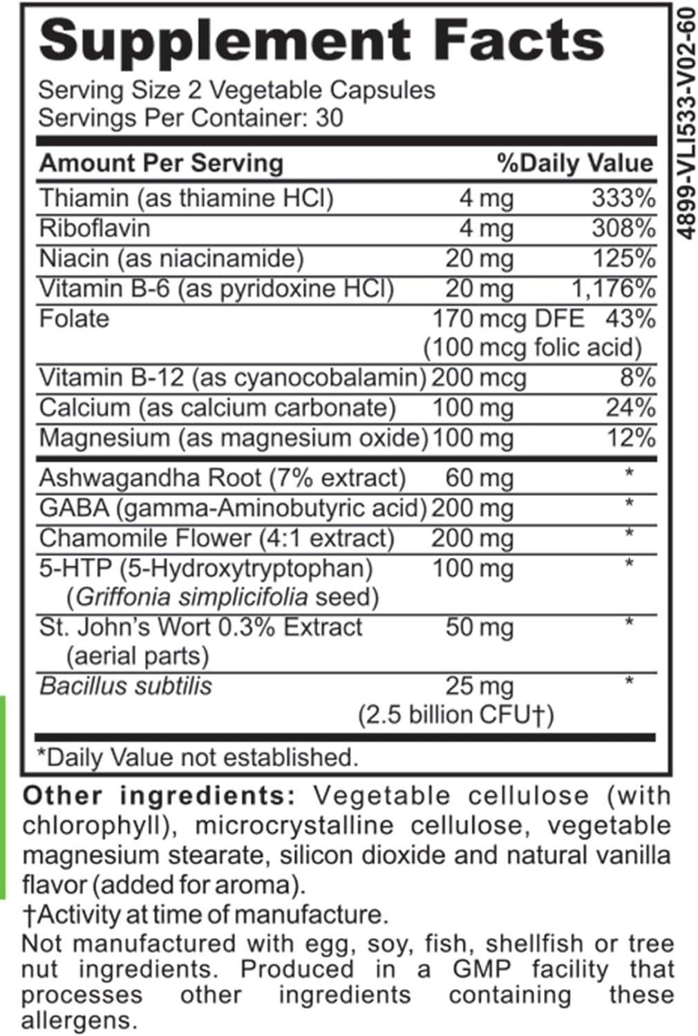 DrFormulas Mood Boost Probiotics with Stress B Complex for Kids, Women, Men | Nexabiotic Supplement with Ashwagandha, St Johns Wort, GABA, Magnesium for Calm, 60 Count