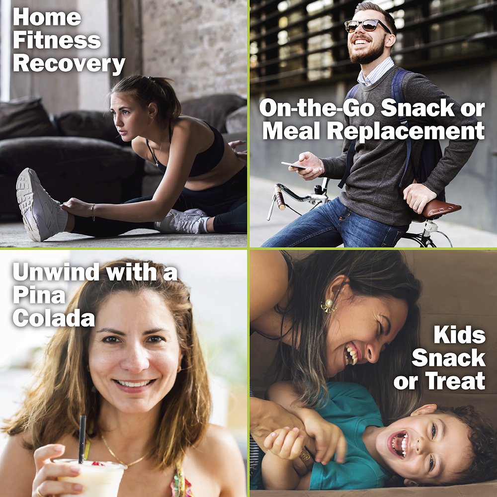 DrinkFit Smoothie Powder Mix - Energizing Meal Replacement Shake Supplement for Blended Smoothies - Gluten Free, 2.2 lbs Jug