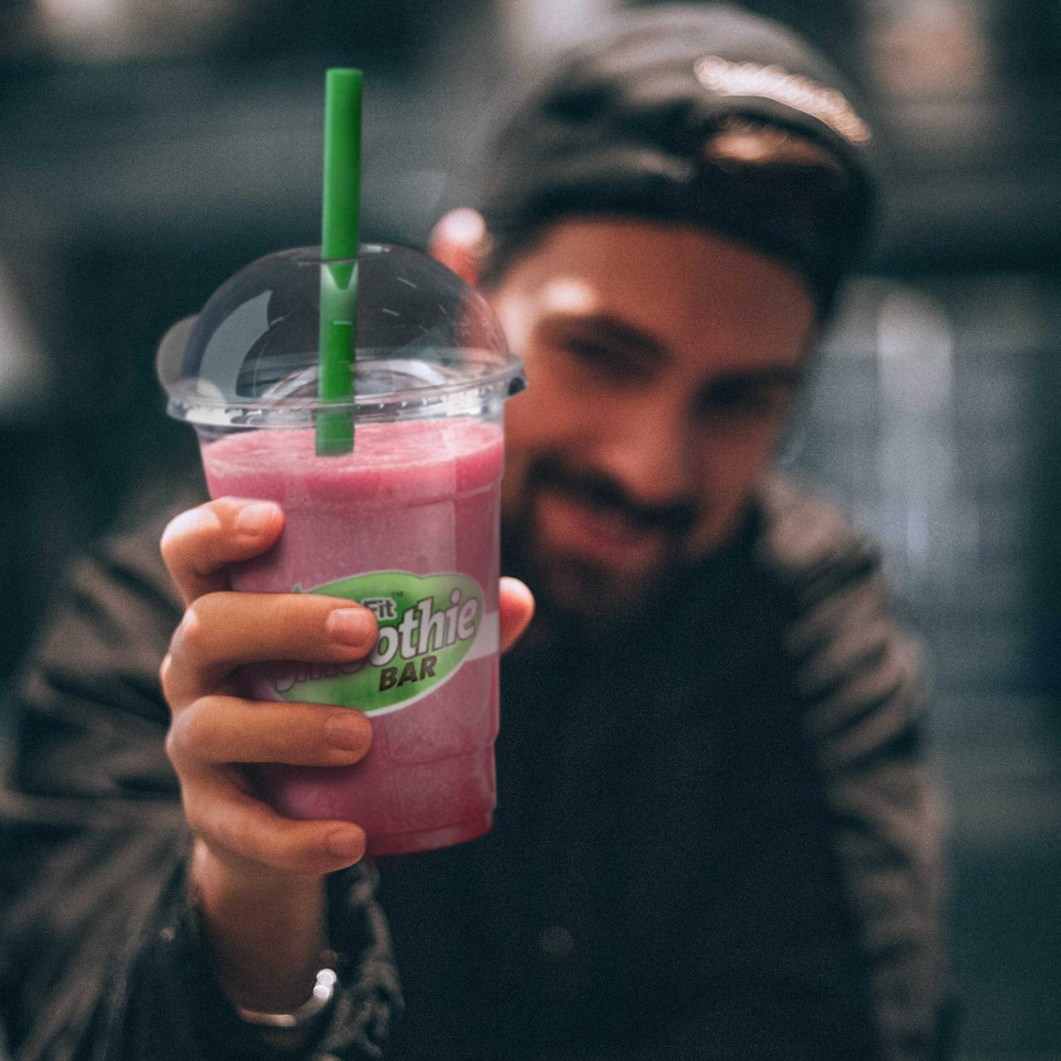 DrinkFit Smoothie Powder Mix - Energizing Meal Replacement Shake Supplement for Blended Smoothies - Gluten Free, 2.2 lbs Jug