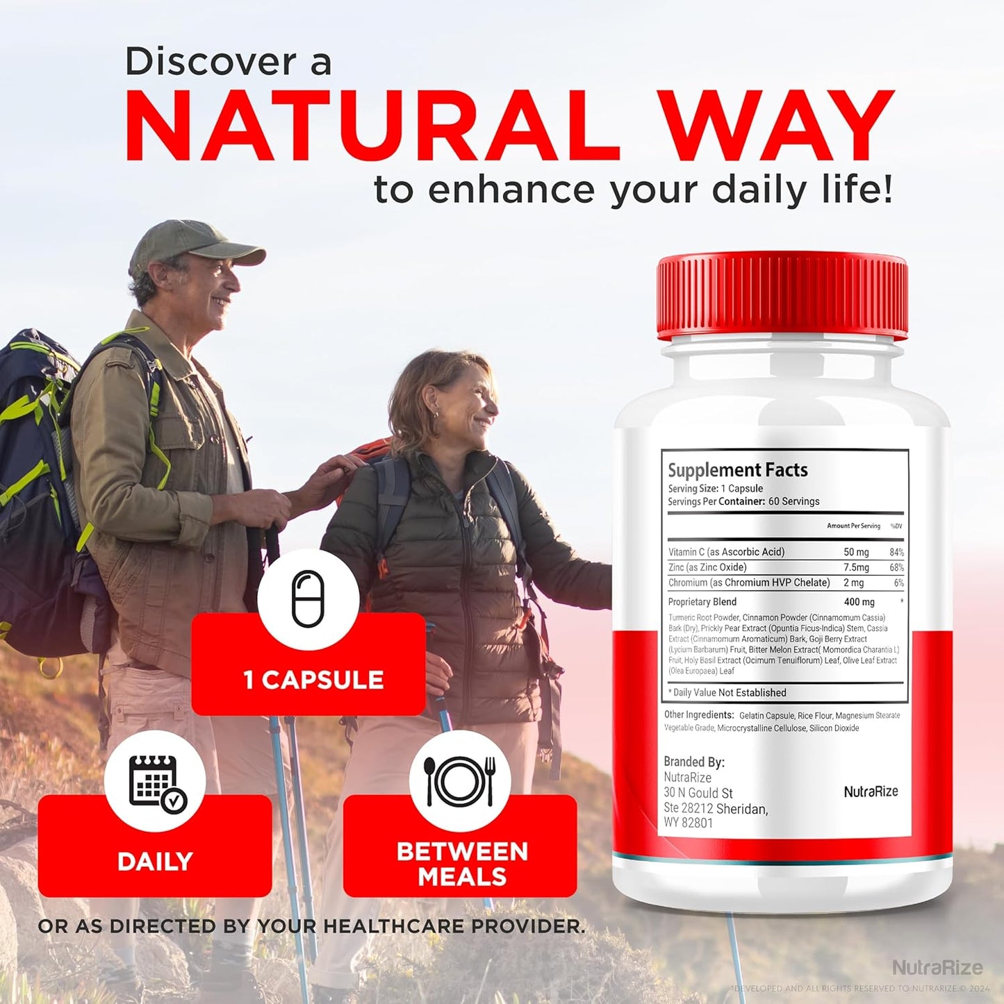 Dual Pack NutraRize Sweet Relief Glycogen Support Capsules - Joint & Blood Vessel Cleanser, Detox & Restore Supplement