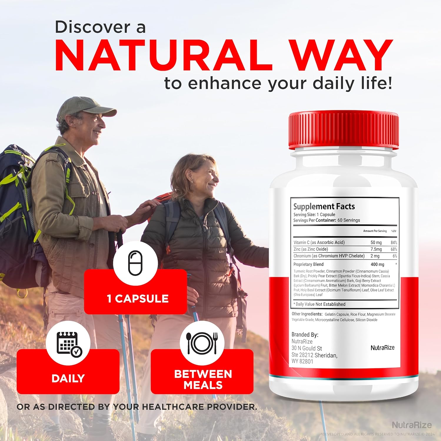 Dual Pack NutraRize Sweet Relief Glycogen Support Capsules - Joint & Blood Vessel Cleanser, Detox & Restore Supplement