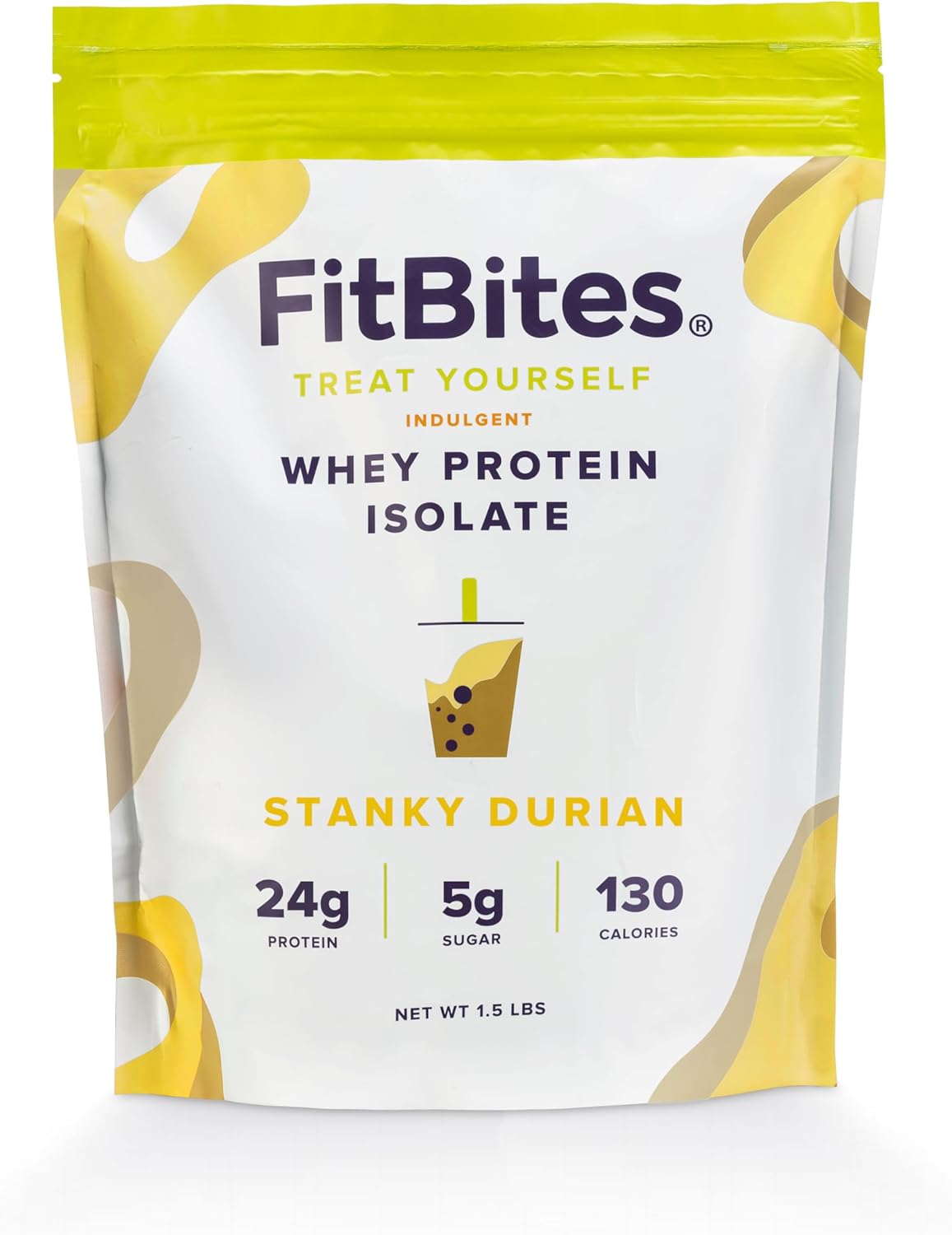 Durian Flavored FitBites Whey Protein Isolate - High-Quality Protein Supplement