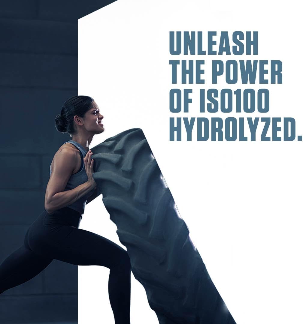 Dymatize Nutrition ISO 100 Whey Protein Powder - Gourmet Chocolate Flavor, 5 lb Size