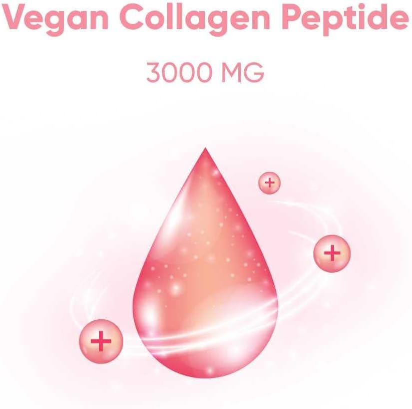 E EVERYDAZE Essential Collagen Jelly Stick Variety Pack - Vegan Supplement for Hair, Skin, Nails, and Bones - Peach, Mango, Green Grape, Pomegranate - 40 Sticks