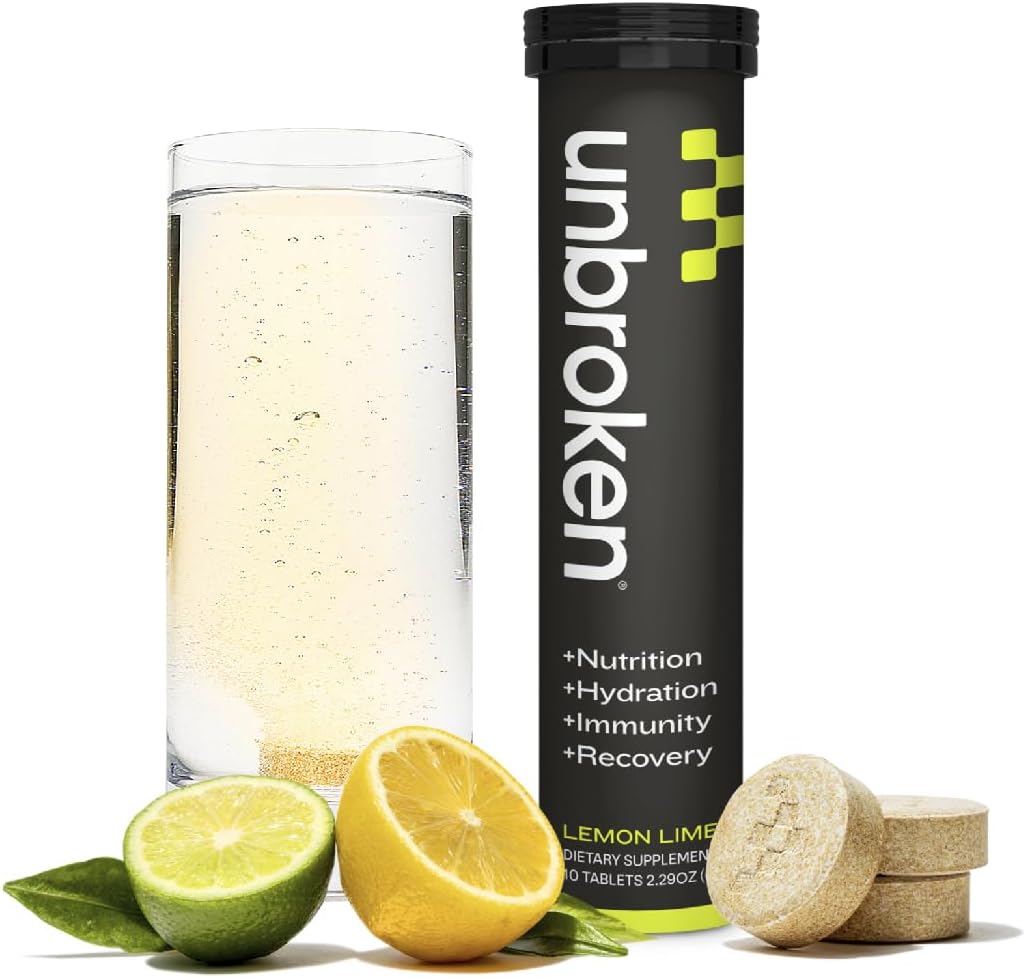 EAA & BCAA Amino Energy Tablets for Faster Recovery - Lemon/Lime Flavor, 10 Servings