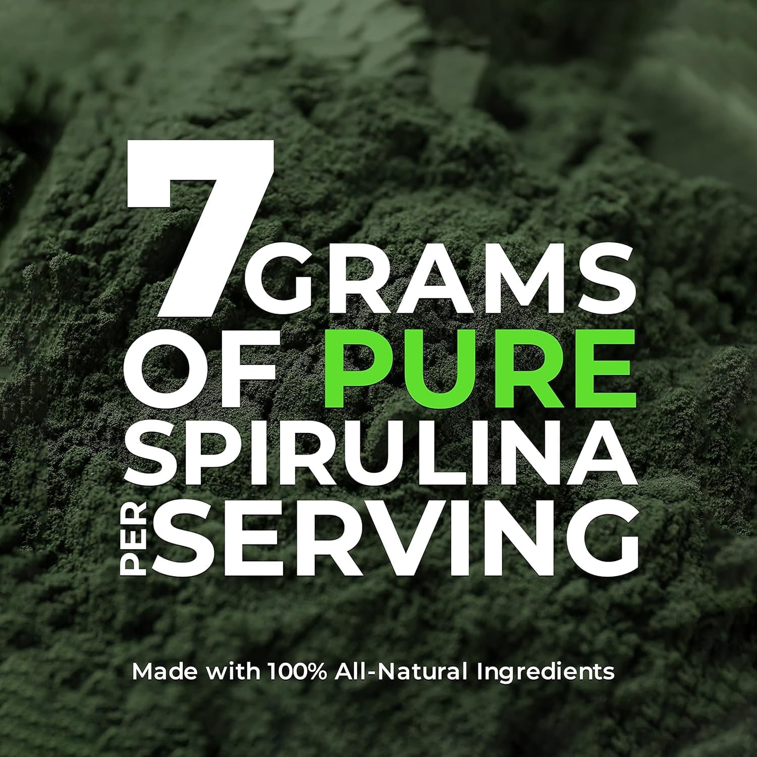 Earth Circle Organics Spirulina Powder - Raw Vegan Protein Superfood, High in Amino Acids - 8 Ounce (2 Pack)