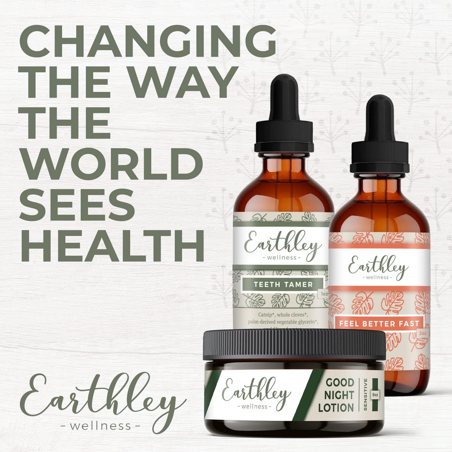 Earthley Wellness Feel Better Fast Herbal Supplement - Echinacea Root, Fennel, Astragalus Root, Elder Flower, and Cinnamon - 1.69 oz Size