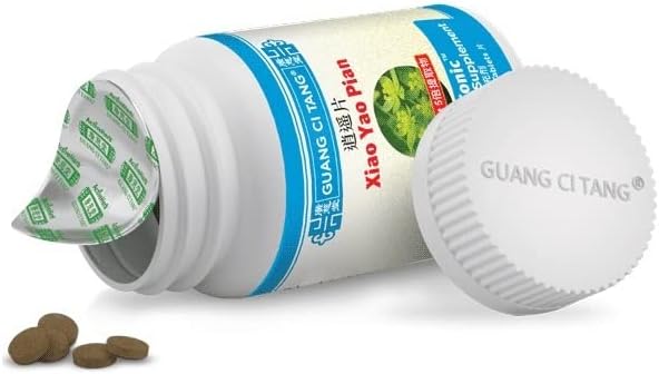 EaseTonic Herbal Supplement Tablets 200mg - 200 Count - Guang Ci Tang Xiao Yao Pian (Wan)