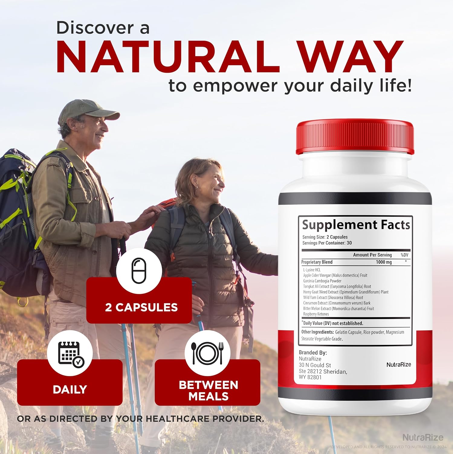 EasyFlow Glycogen Support Capsules - NutraRize (3 Pack) for Optimized Glycogen Levels & Detox Cleanse - 180 Capsules