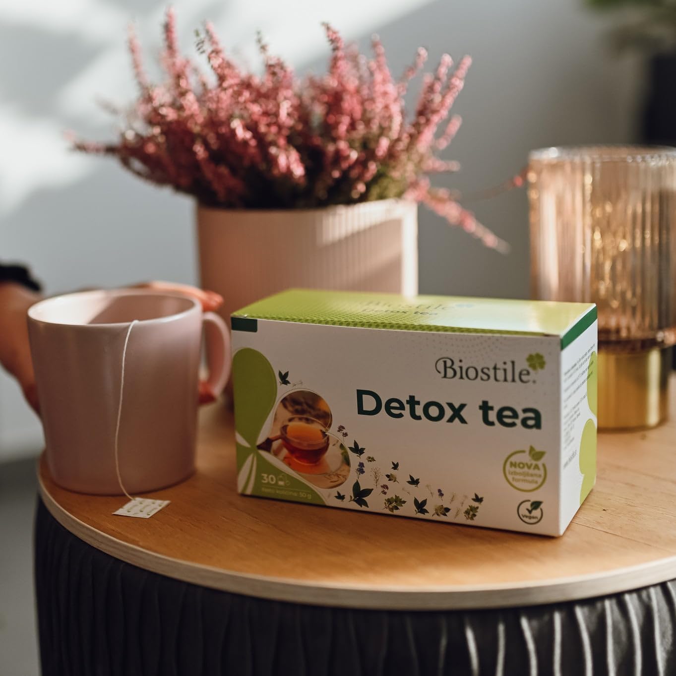 EBAT Natural Detox Tea - Herbal Blend for Gut, Liver & Whole Body Health - Relieves Stomach Flatulence - Supports Digestive Tract Detox - Promotes Optimal Intestinal Transit - 30 Sachets
