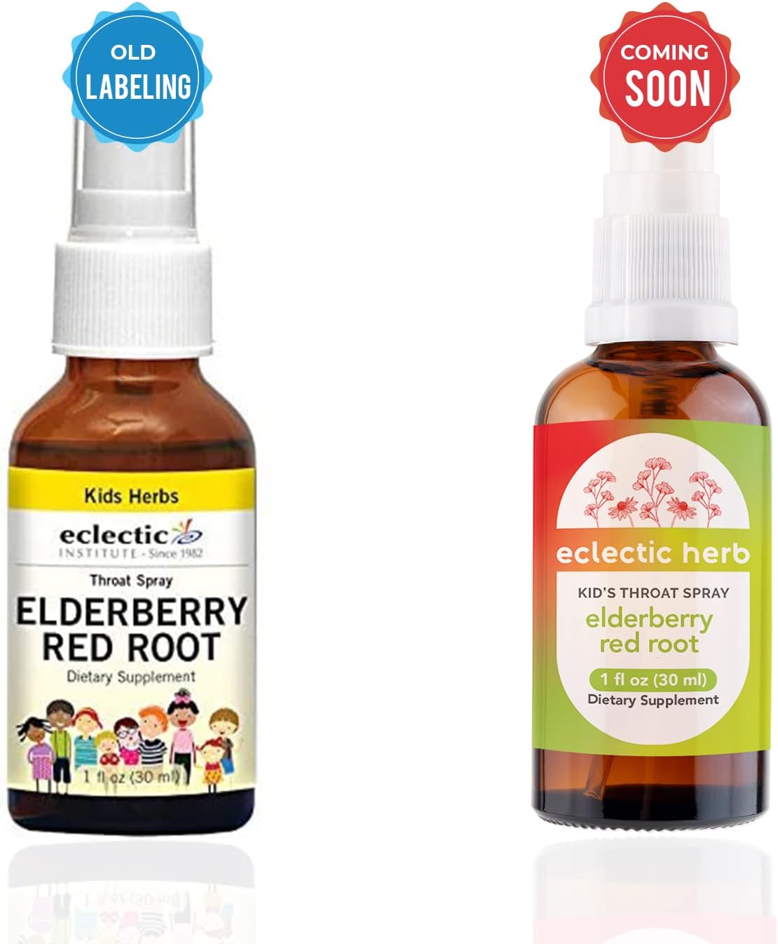 Eclectic Institute Elderberry Red Root Spray, 1 OZ - Organic Immune Support Formula