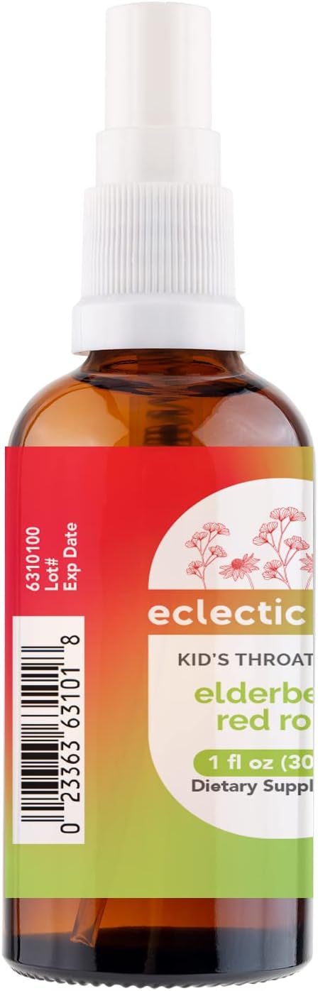 Eclectic Institute Elderberry Red Root Spray, 1 OZ - Organic Immune Support Formula