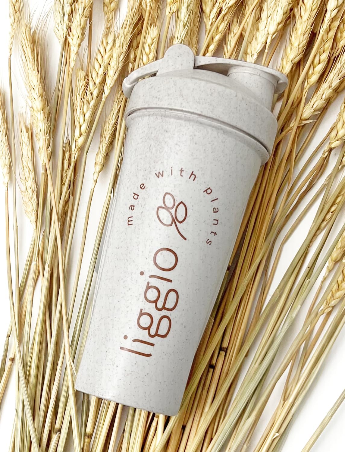 Eco-Friendly Protein Shaker Bottle with Wheat Straw Fiber for Healthy Hydration