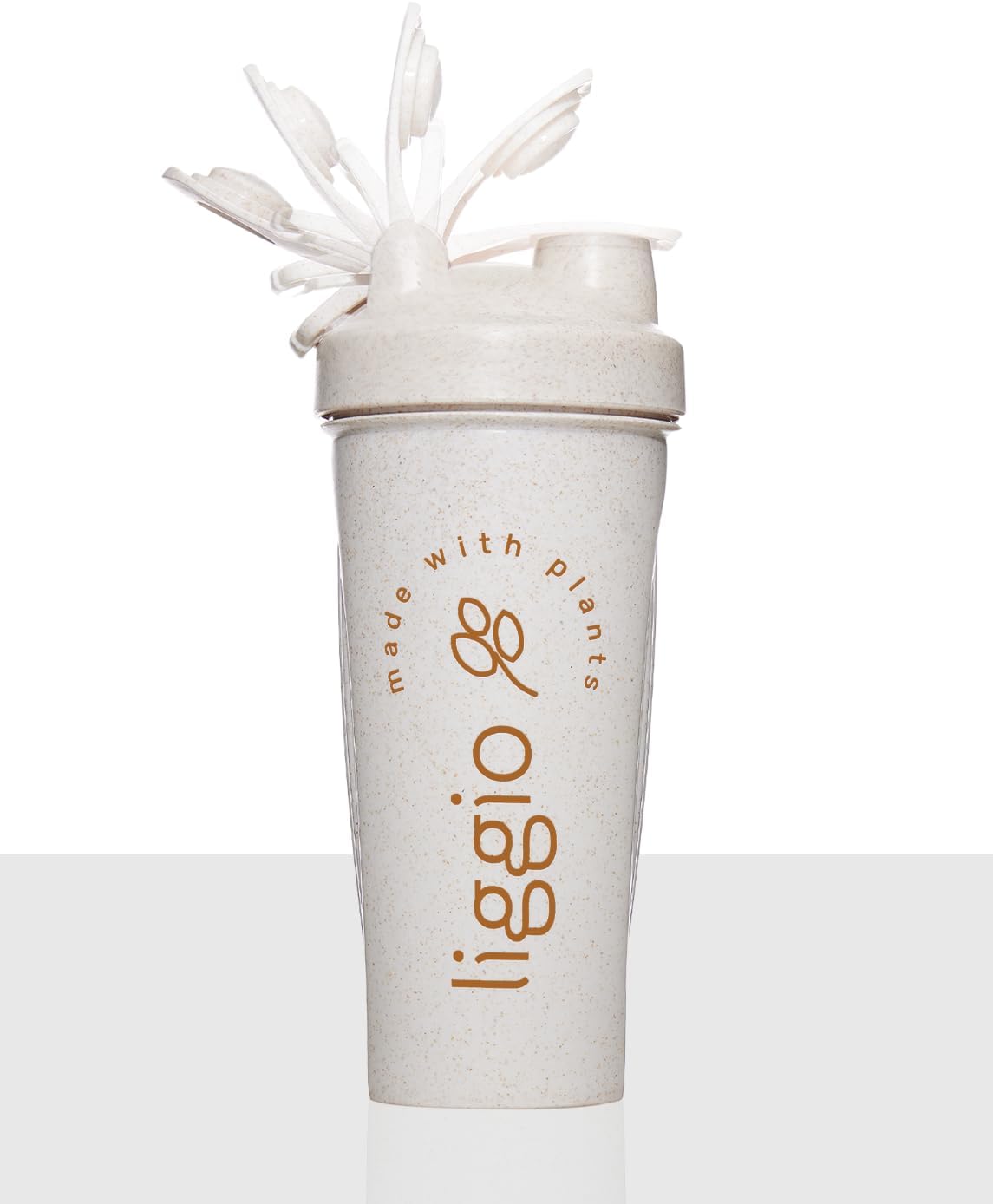 Eco-Friendly Protein Shaker Bottle with Wheat Straw Fiber for Healthy Hydration